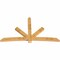 Ekena Millwork Alberta Rough Sawn Timber Gable Bracket, Western Red Cedar, 108"W x 63"H x 4"D x 6"F, 14/12 Pitch GBW108X63X0406ALB00RWR - alternate 2